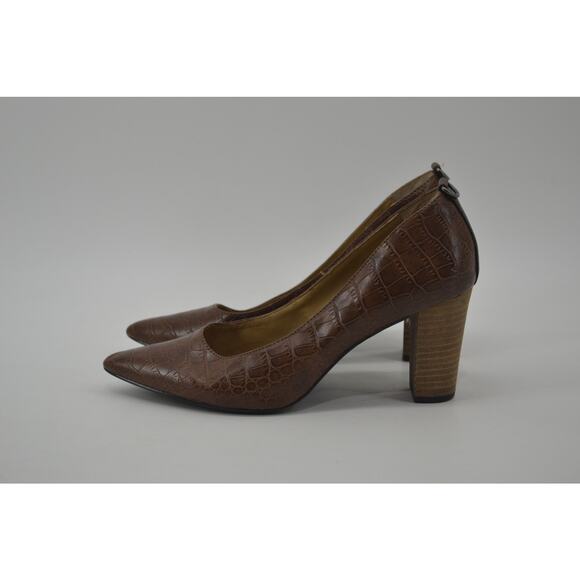 Ellen Tracy ET- Plush Brown Women's Pumps High Heels Sz 6.5 - Picture 10 of 12